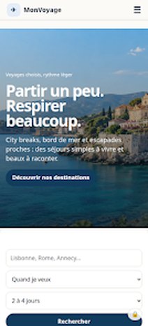 Écran neutre affiché quand À l'abri est verrouillée